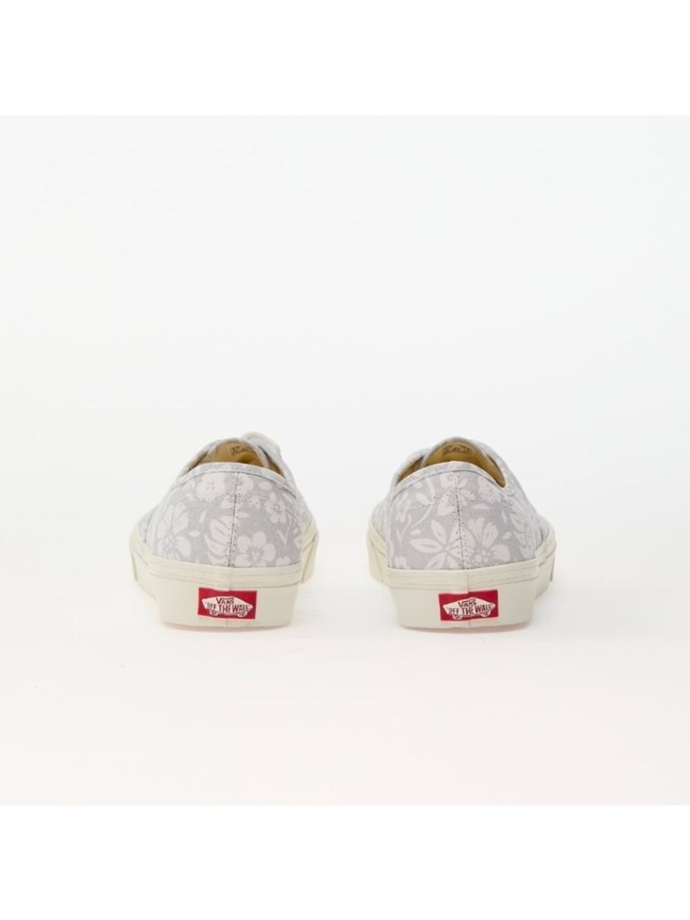 Vans Authentic Classic Women Size 10 Wood Block White Floral 1026 - Picture 2 of 8